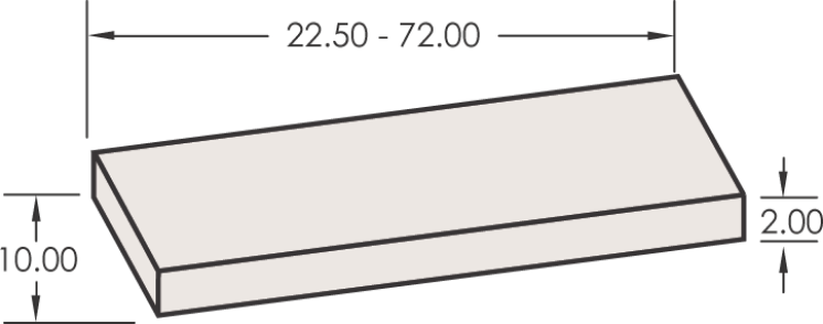 Floating Shelf Line Drawing