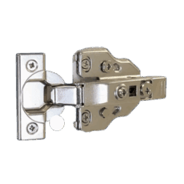 Frameless Soft Close Hinge with 0mm plate for 3/4" box