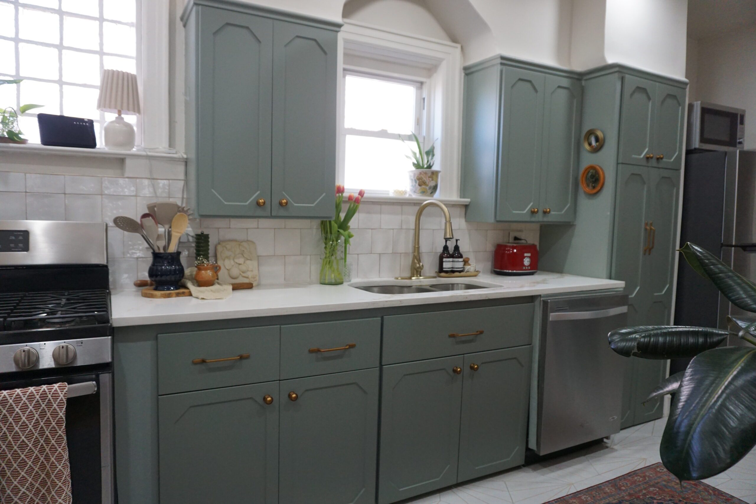 kitchen cabinet refacing project