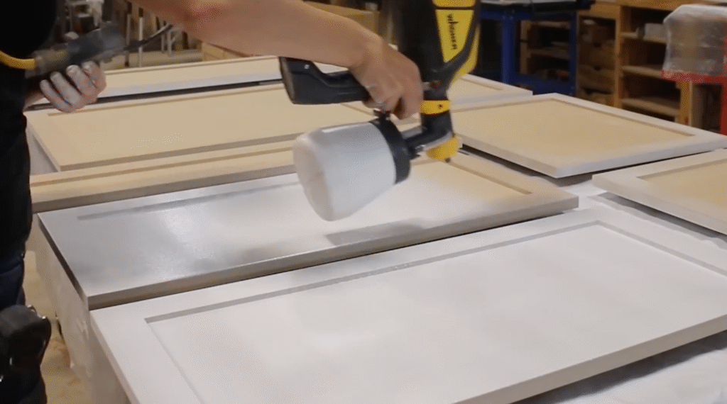 Painting stock cabinets