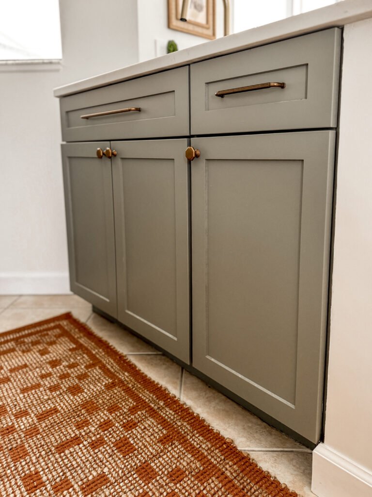 Easy kitchen makeover with shaker cabinet doors